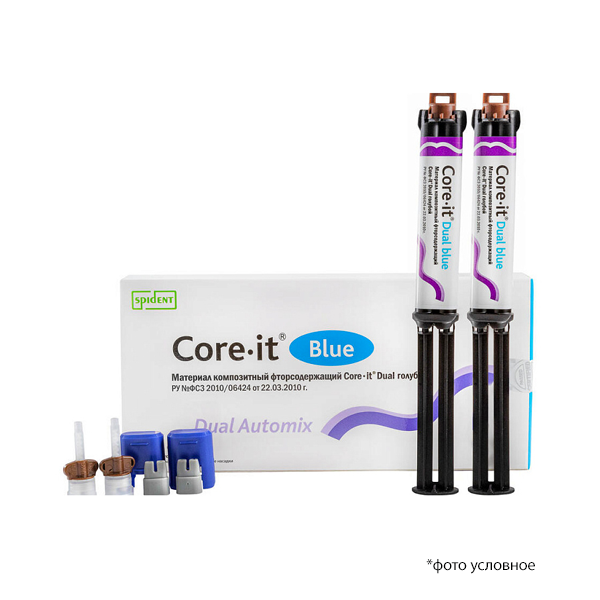 Кор ИТ Дуал / Core IT Dual голубой шприц 2*10гр 2111BL купить