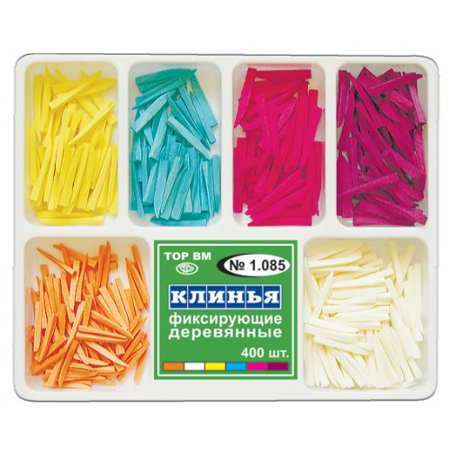 Клинья фиксирующие деревянные 6 типов 400 шт 1,085 купить