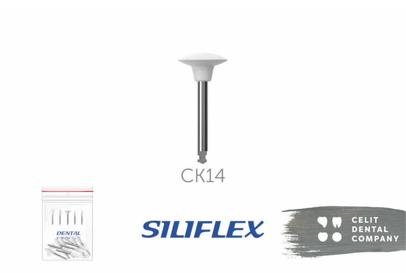 Головки эластичные стоматологические Siliflex линза 10шт  СК14 купить